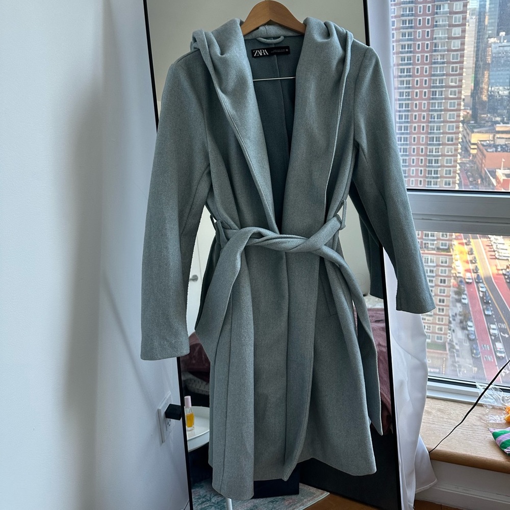 Blue Zara Coat